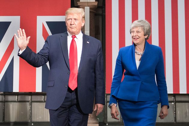 Donald Trump and Theresa May