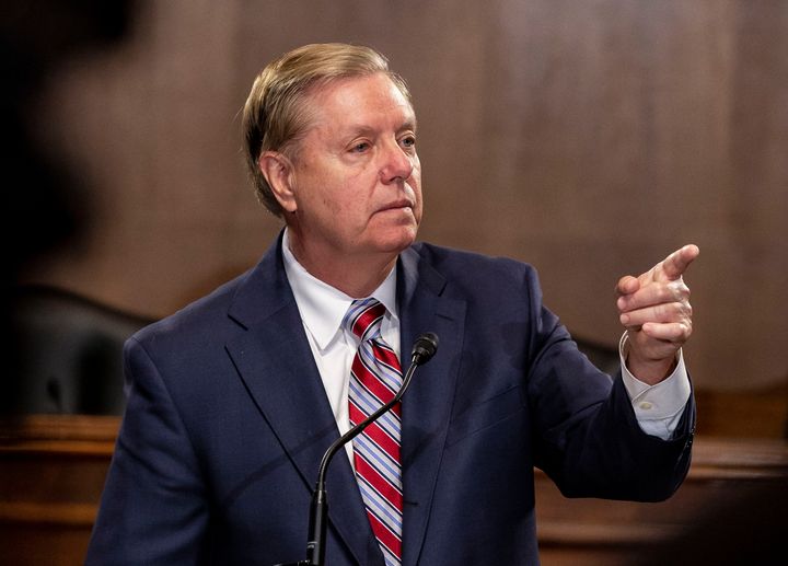 Sen. Lindsey Graham, a close ally of the president, said Wednesday it was time to rein in the Trump administration’s Middle East policy.