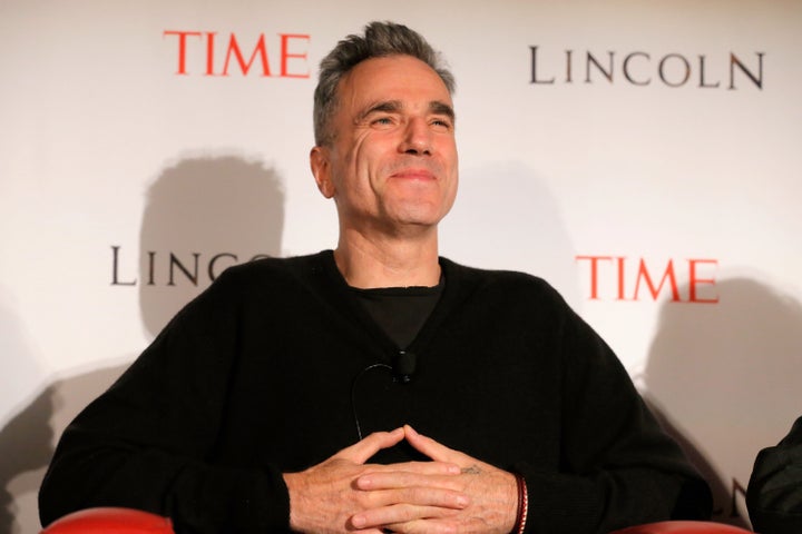 NEW YORK, NY - OCTOBER 25: Actor Daniel Day-Lewis speaks onstage at TIME's screening of Lincoln and Q & A on October 25, 2012 in New York City. (Photo by Jemal Countess/Getty Images for TIME)