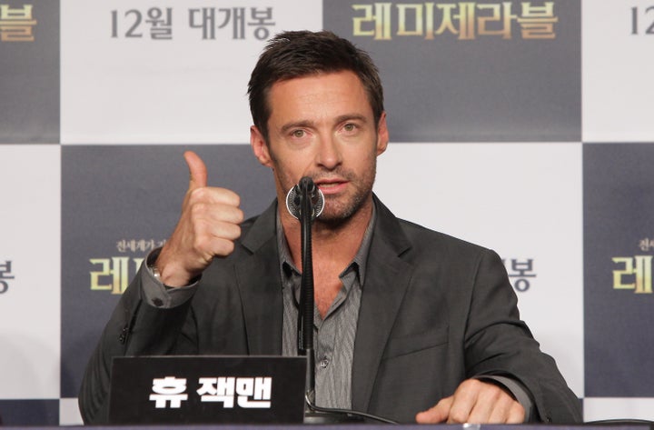 SEOUL, SOUTH KOREA - NOVEMBER 26: Actor Hugh Jackman attends the 'Les Miserables' press conference at Ritz Carlton hotel on