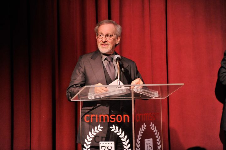 NEW YORK, NY - JANUARY 07: Filmmaker Steven Spielberg speaks onstage at the 2012 New York Film Critics Circle Awards at Crimson on January 7, 2013 in New York City. (Photo by Stephen Lovekin/Getty Images)