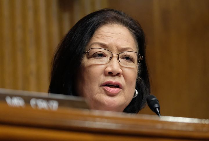 Sen. Mazie Hirono (D-Hawaii) said Joe Biden's stand on the Hyde Amendment is disappointing amid a spate of new state laws restricting abortion rights.