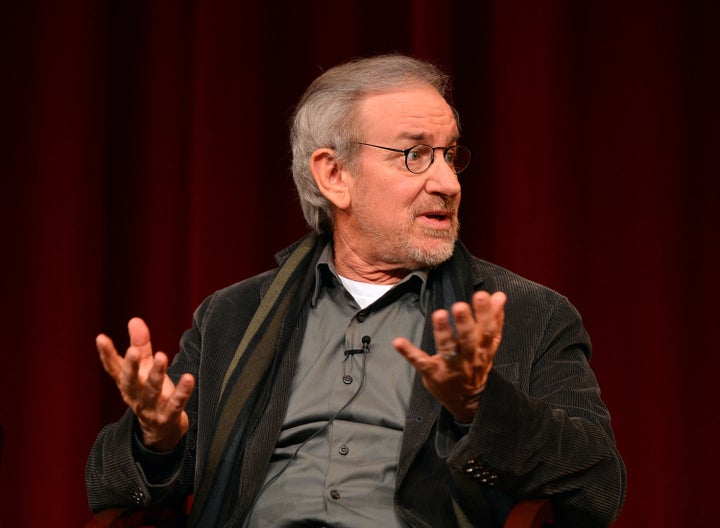 LOS ANGELES, CA - FEBRUARY 02: Director Steven Spielberg speaks onstage at the 65th Annual Directors Guild of America Awards Feature Film Symposium held at the DGA on February 2, 2013 in Los Angeles, California. (Photo by Alberto E. Rodriguez/Getty Images for DGA)