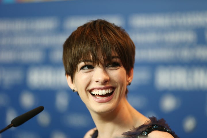 BERLIN, GERMANY - FEBRUARY 09: Anne Hathaway attends the 'Les Miserables' press conference during the 63rd Berlinale International Film Festival at Grand Hyatt Hotel on February 9, 2013 in Berlin, Germany. (Photo by Andreas Rentz/Getty Images for BMW)