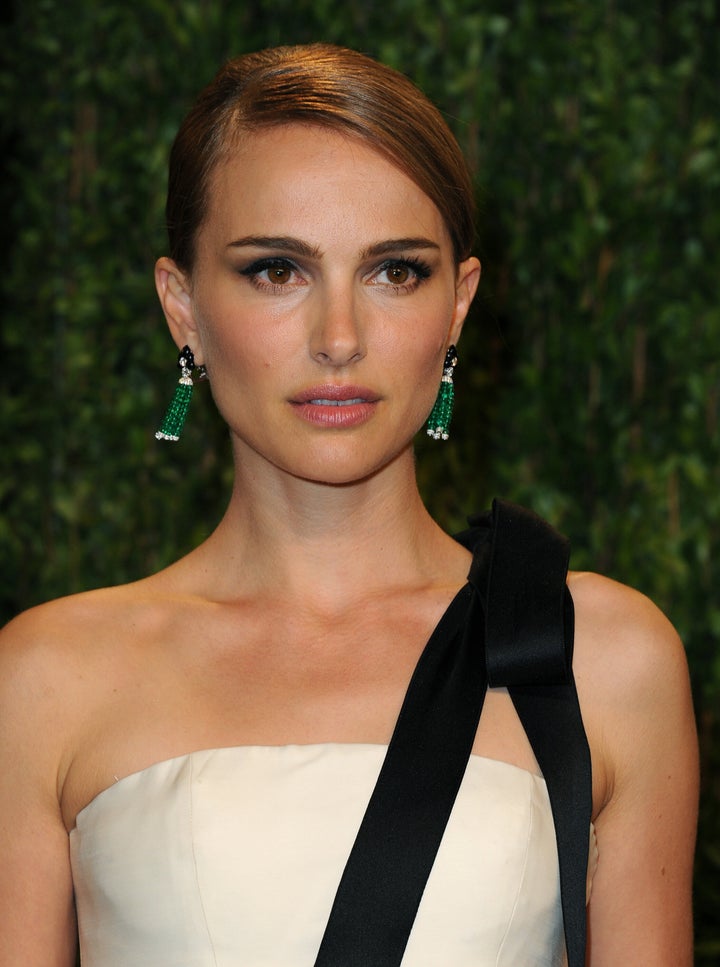 WEST HOLLYWOOD, CA - FEBRUARY 24: Actress Natalie Portman arrives at the 2013 Vanity Fair Oscar Party hosted by Graydon Carter at Sunset Tower on February 24, 2013 in West Hollywood, California. (Photo by Pascal Le Segretain/Getty Images)