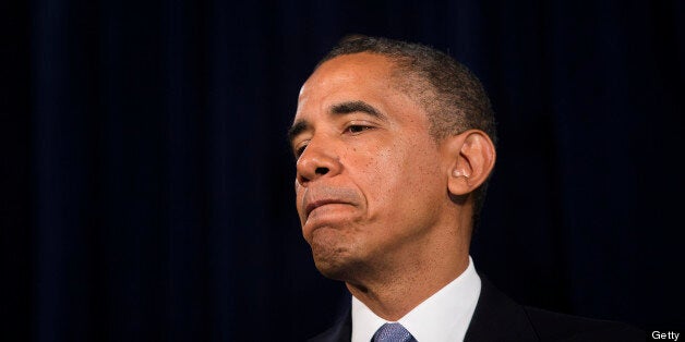 SAN JOSE - JUNE 29: U.S. President Barack Obama speaks about Affordable Care Act at The Fairmont Hotel on June 6, 2013 in San Jose, California. Obama was trying to spur people to sign up for health insurance in California, the nations largest health insurance market, with hopes of convincing younger people to enroll in order to keep the price down. (Photo by Stephen Lam/Getty Images)