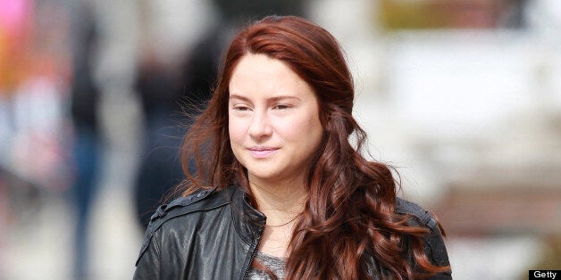 NEW YORK, NY - FEBRUARY 26: Shailene Woodley is seen on the set of 'The Amazing Spider-Man 2' on February 26, 2013 in New York City. (Photo by Alo Ceballos/FilmMagic)