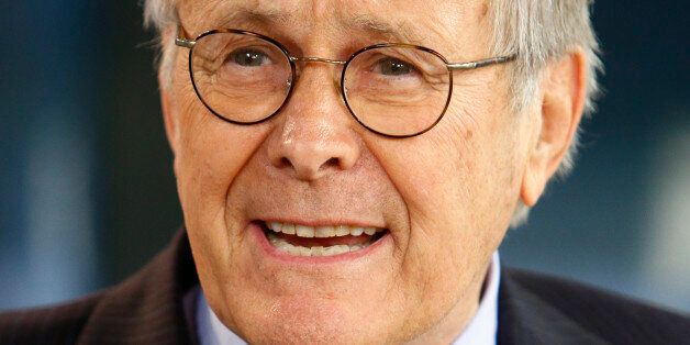 TODAY -- Pictured: Donald Rumsfeld appears on NBC News' 'Today' show -- (Photo by: Peter Kramer/NBC/NBC NewsWire via Getty Images)