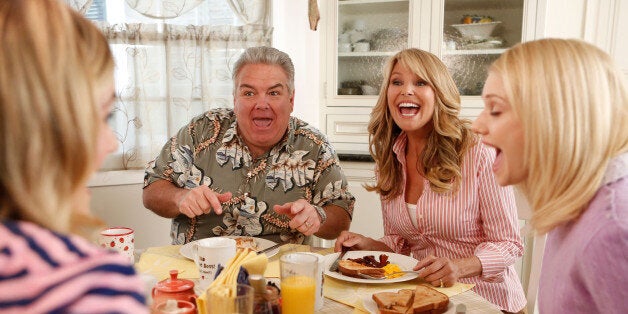 PARKS AND RECREATION -- 'Jerry's Scrapbook' Episode 521 -- Pictured: (l-r) Jim O'Heir as Jerry Gergich, Christie Brinkley as