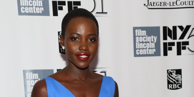 NEW YORK, NY - OCTOBER 08: Actress Lupita Nyong'o attends the '12 Years A Slave' premiere during the 51st New York Film Festival at Alice Tully Hall at Lincoln Center on October 8, 2013 in New York City. (Photo by Astrid Stawiarz/Getty Images)