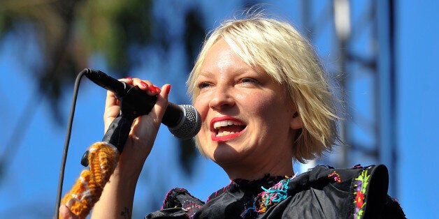 SAN FRANCISCO, CA - AUGUST 13: Sia performs on Day 2 of Outside Lands Music Festival at Golden Gate Park on August 13, 2011 in San Francisco, California. (Photo by Steve Jennings/WireImage)