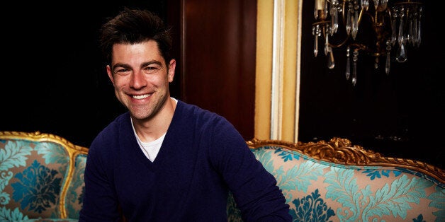 NEW YORK, NY - APRIL 18: Max Greenfield visits the WireImage portrait studio at the Tribeca Film Festival Films 'About Alex,' 'Gabriel,' & 'Match' Tribeca Press Day At The Carlton Hotel Hosted With Fiji Water And Dobel Tequilaon April 18, 2014 in New York City. (Photo by Thomas Concordia/WireImage)