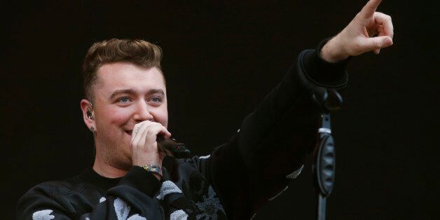 Sam Smith performs at Bestival at Robin Hill, on Friday, Sept. 5, 2014, on the Isle of Wight, England. Thousands of music fans are expected at the weekend's festival to see acts such as Beck, Outkast, Foals and Chic featuring Nile Rodgers. (Photo by Jim Ross/Invision/AP Images)