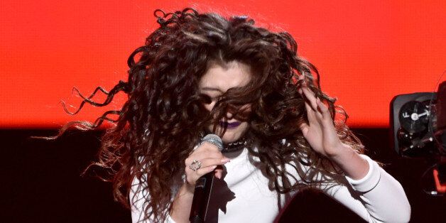 LOS ANGELES, CA - NOVEMBER 23: Recording artist Lorde performs onstage at the 2014 American Music Awards at Nokia Theatre L.A. Live on November 23, 2014 in Los Angeles, California. (Photo by Kevin Winter/Getty Images)