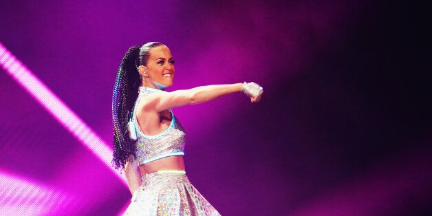 SYDNEY, AUSTRALIA - NOVEMBER 21: Katy Perry performs live at Allphones Arena on November 21, 2014 in Sydney, Australia. (Ph