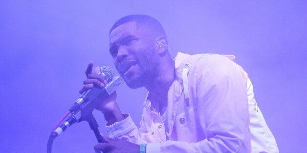MANCHESTER, TN - JUNE 14: Artist Frank Ocean performs during the 2014 Bonnaroo Music & Arts Festival on June 14, 2014 in Manchester, Tennessee. (Photo by Jason Merritt/Getty Images)