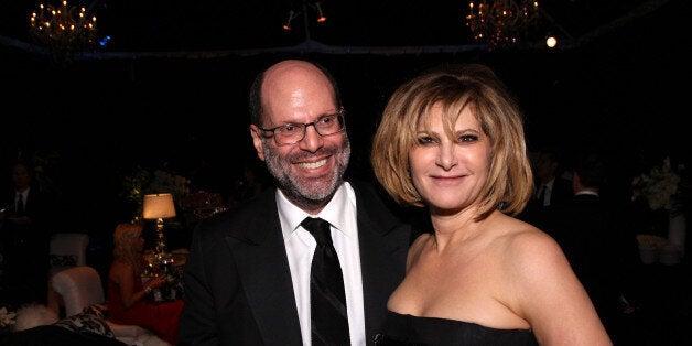 BEVERLY HILLS, CA - JANUARY 16: (L-R) Producer Scott Rudin and Sony Pictures Entertainment Co-Chairman Amy Pascal attend the Sony Pictures Classic 68th Annual Golden Globe Awards Party held at The Beverly Hilton hotel on January 16, 2011 in Beverly Hills, California. (Photo by Neilson Barnard/Getty Images)