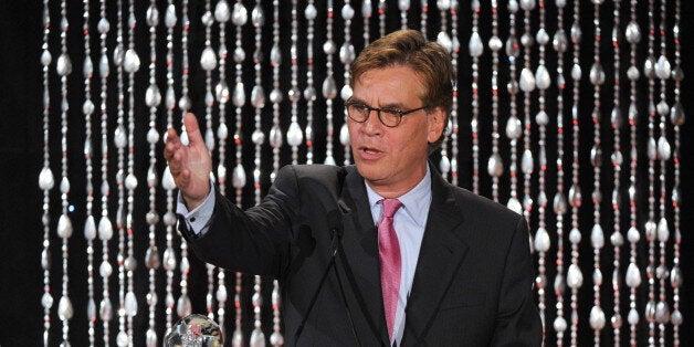 Writer/Executive Producer Aaron Sorkin accepts the Academy Honor award for "The Newsroom" onstage at the Academy of Television Arts & Sciences Presents "The 6th Annual Television Honors" at the Beverly Hills Hotel on Thursday, May 9, 2013 in Beverly Hills, California. (Photo by Frank Micelotta/Invision for Academy of Television Arts & Sciences/AP Images)