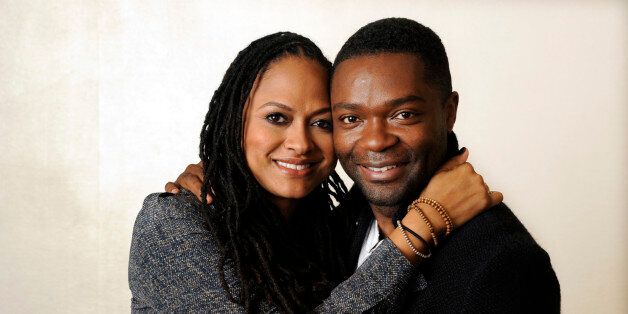 Ava DuVernay, left, director of the film "Selma," and cast member David Oyelowo pose together at the Four Seasons Hotel on Wednesday, Nov. 12, 2014, in Beverly Hills, Calif. (Photo by Chris Pizzello/Invision/AP)