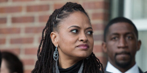 SELMA, AL - JANUARY 18: 'Selma' director Ava DuVernay participates in the ceremony to commemorate the life of Dr. Martin Luther King, Jr. on January 18, 2015 in Selma, Alabama. (Photo by David A. Smith/Getty Images)