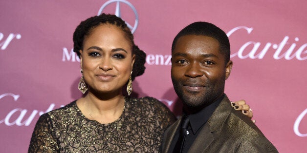 Ava DuVernay, left, and David Oyelowo arrive at the 26th annual Palm Springs International Film Festival Awards Gala on Saturday, Jan. 3, 2015, in Palm Springs, Calif. (Photo by Jordan Strauss/Invision/AP)