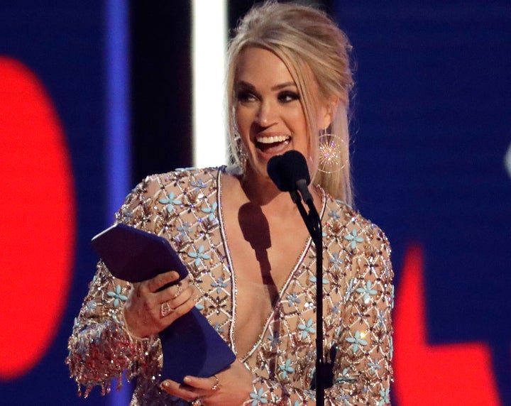 <a href="https://www.huffpost.com/entertainment/topic/carrie-underwood" target="_blank">Carrie Underwood</a> won her 20t