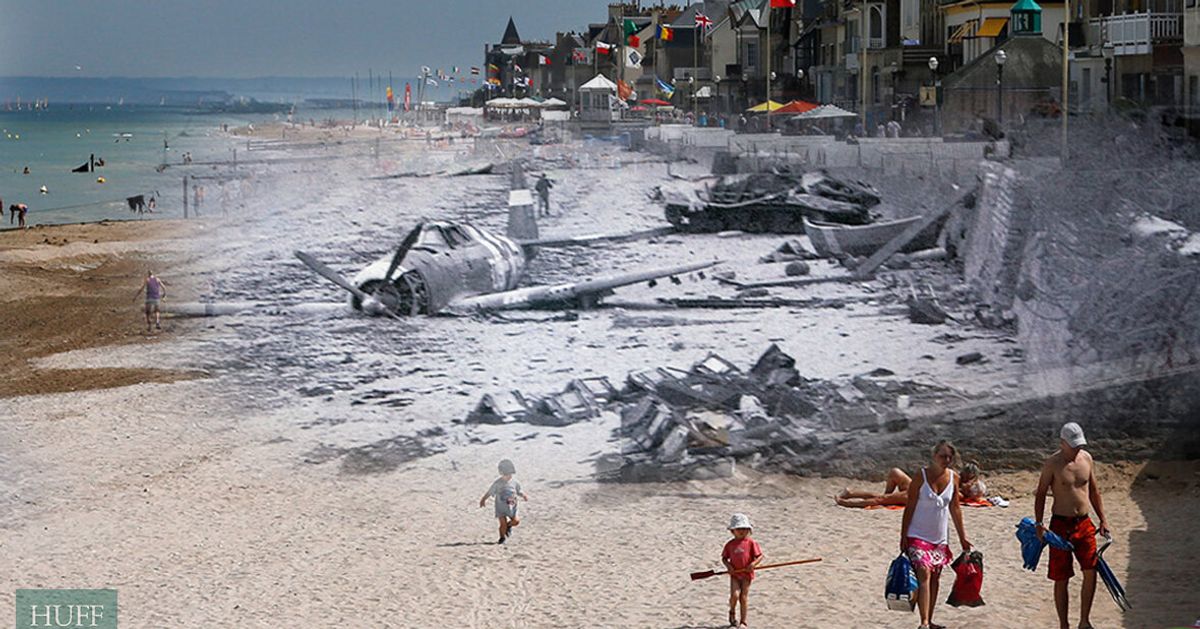 11 Incredible D Day Landing Pictures That Show The Beaches Then And Now 4779