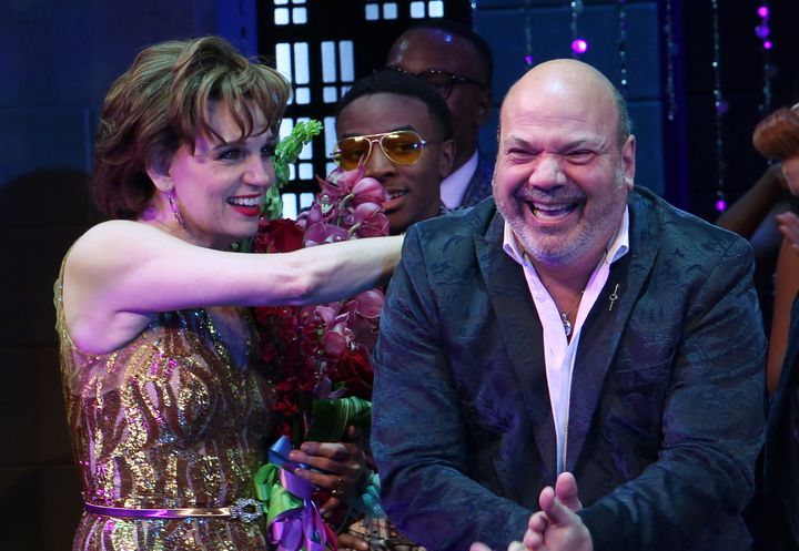 "For as much hate as there was, there was so much more outpouring of love," director Casey Nicholaw, right, said of his LGBTQ-inclusive Broadway musical, "The Prom."