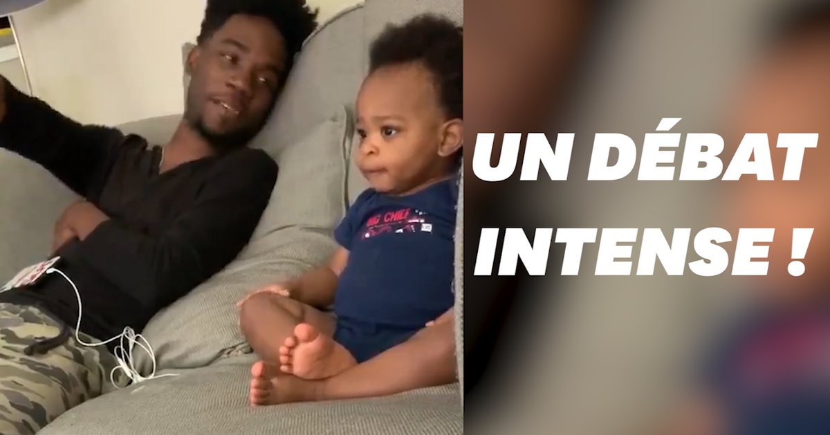 Un Adorable Et Intense Debat Entre Un Papa Et Son Bebe Le Huffpost Un Adorable Et Intense Debat Entre Un Papa Et Son Bebe Le Huffpost