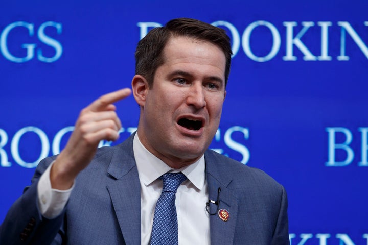 Rep. Seth Mounton (D-Mass.) praised 2020 Democratic rival Joe Biden for changing his view on the Hyde Amendment, but slammed