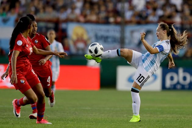 Estefanía Banini (right) will lead Argentina in its first Women's World Cup appearance since 2007.