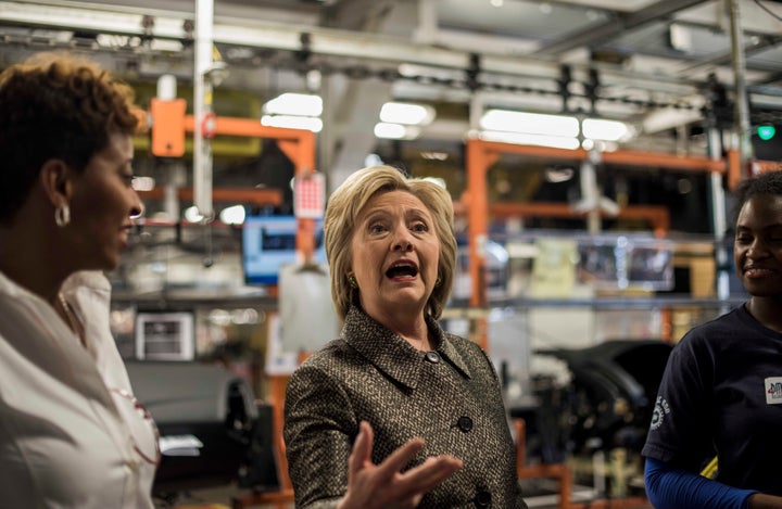 Hillary Clinton's 2016 campaign also included a Detroit speech on manufacturing. But her focus on policy wasn't enough to deliver the presidency.