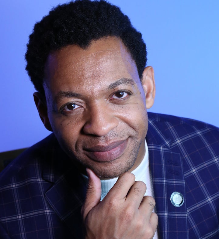 Derrick Baskin May 01, 2019 in New York City. (Photo by Walter McBride/Getty Images)
