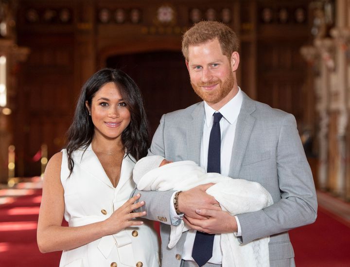 The Duke and Duchess of Sussex with their son Archie, who was born on May 6, 2019.