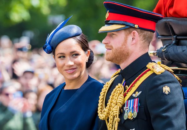 The Duke and Duchess of Sussex attended the Trooping the Colour ceremony in London on Saturday.