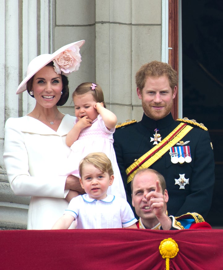 Prince George at his second Trooping of Colour in 2016.