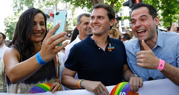 Ciudadanos en el Orgullo Gay.