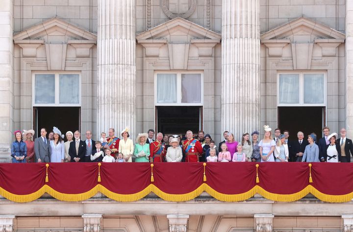 The Royal Family gathered for the annual Trooping the Colour celebration on June 8, 2019. Spot the Canadians!