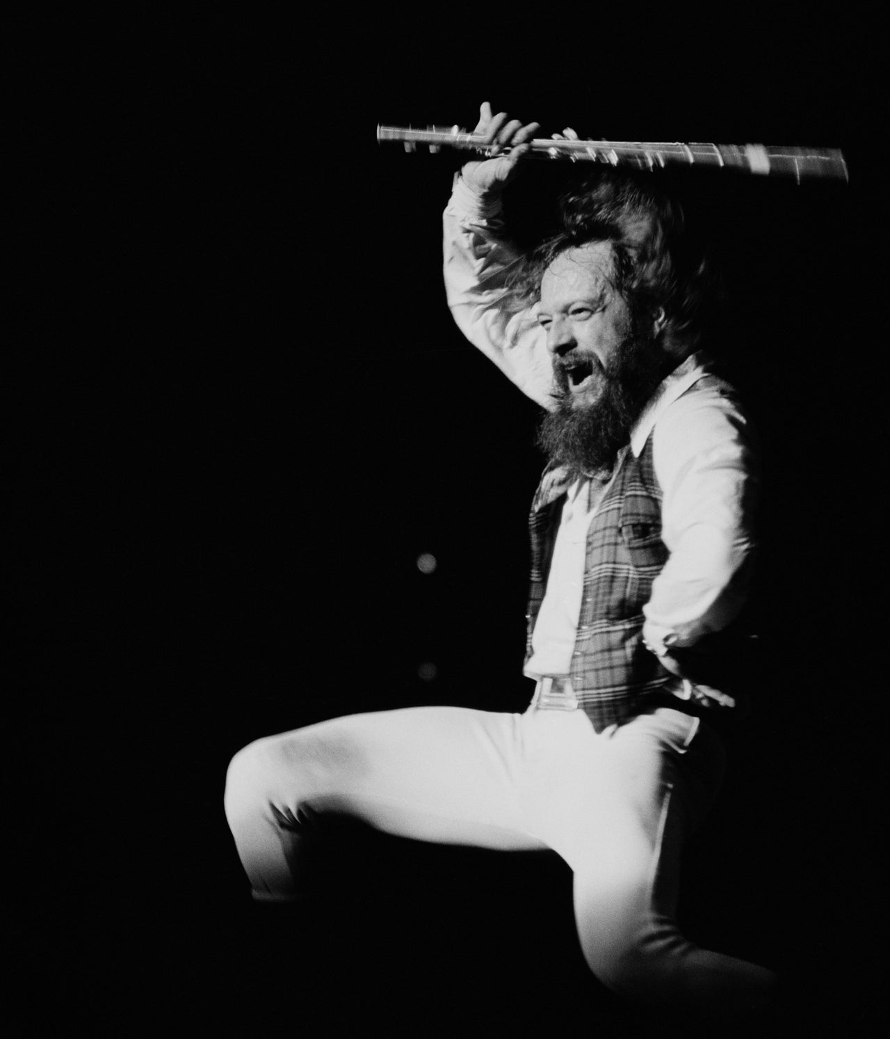 Ο Ιαν Αντερσον στο Madison Square Garden της Ν. Υόρκης το 1978.