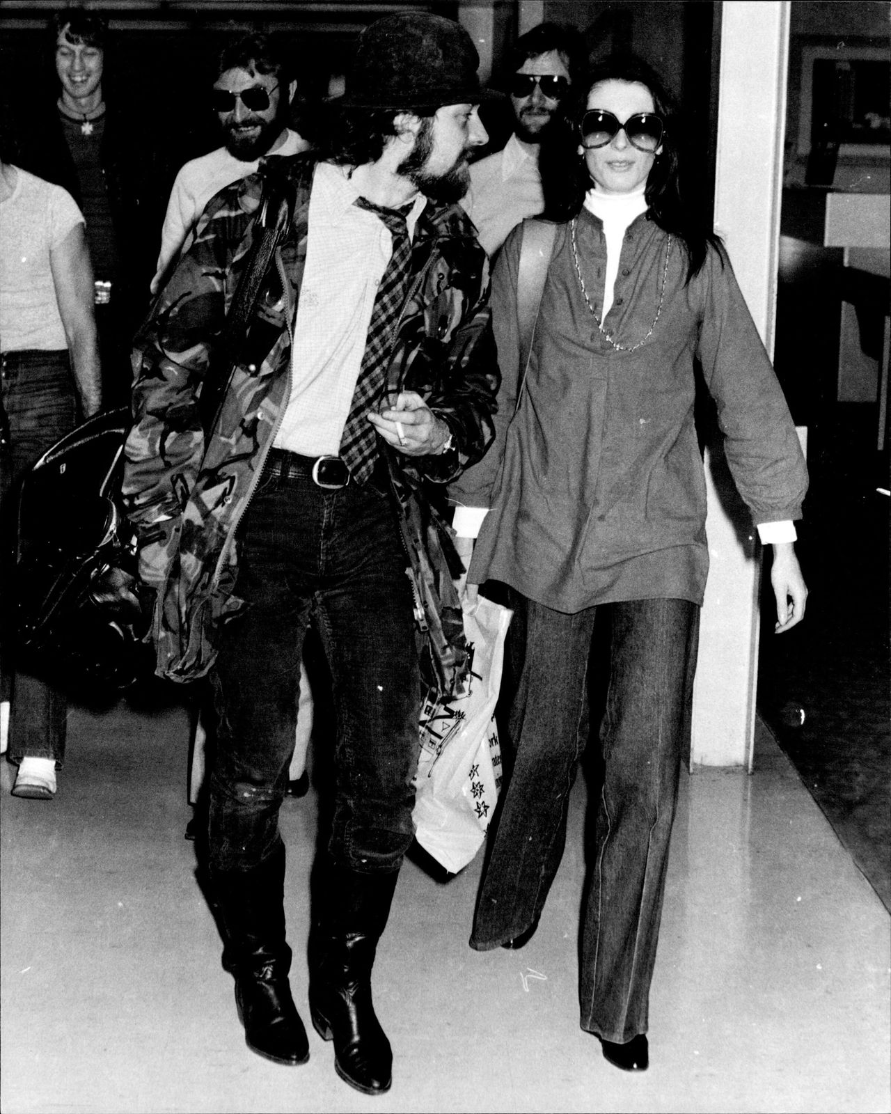 Ο Ιαν Αντερσον και η σύζυγός του, Σόνα, το 1977.