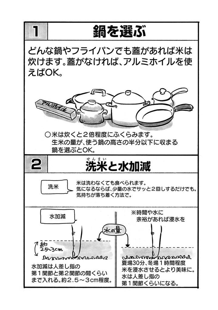 お米の炊き方①