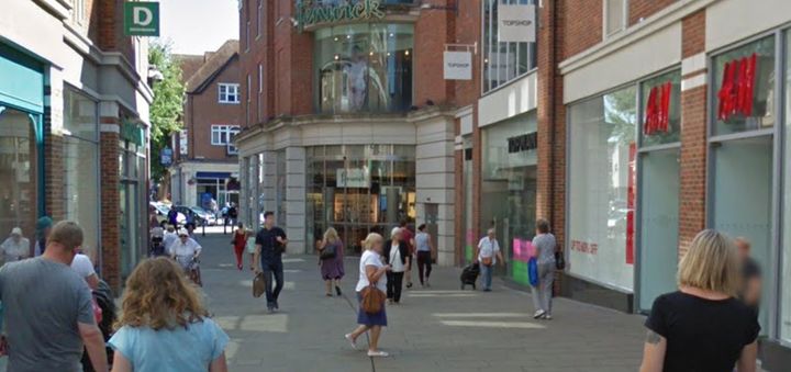 The attack took place in Whitefriars Street (pictured)