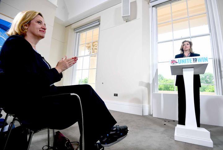 Amber Rudd and Penny Mordaunt are backing Hunt's leadership bid