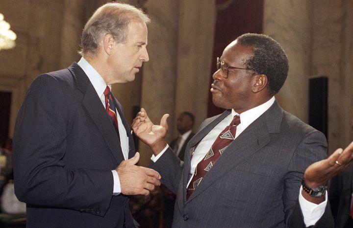 Joe Biden, who was chairman of the Senate Judiciary Committee in 1991, was not as convinced as women's rights groups that Clarence Thomas would be an extreme anti-abortion voice. 
