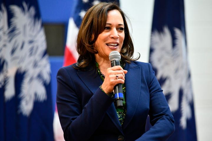 Asked about coverage of undocumented residents, Kamala Harris, the senator from California and 2020 Democratic hopeful, said she would oppose any effort to "deny in our country any human being from access to ... public health, period."