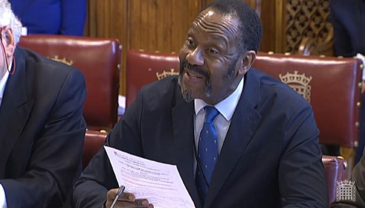 Sir Lenny Henry at the House Of Lords