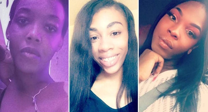 From left, Michelle "Tameka" Washington, Claire Legato and Muhlaysia Booker, all murdered within days of each other.