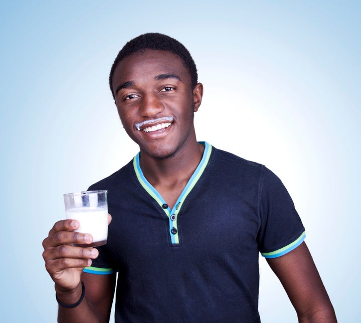 "This is the breast supplement I've ever tried!" ((Disclaimer: the man in this stock image also probably isn't drinking breast milk, but honestly, who even knows anymore.)