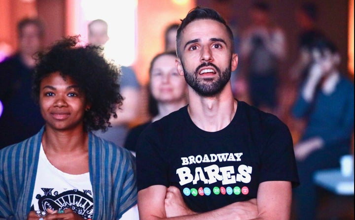 New York actor, dancer and choreographer John Alix (right) has been involved with the annual Broadway Bares fundraiser for 12 years.