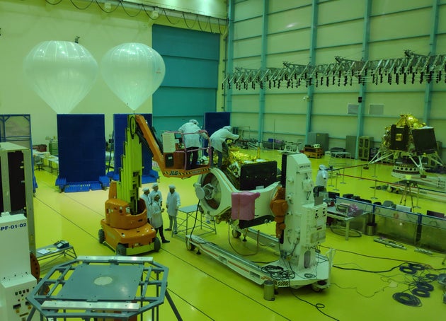 ISRO scientists work on various modules of
